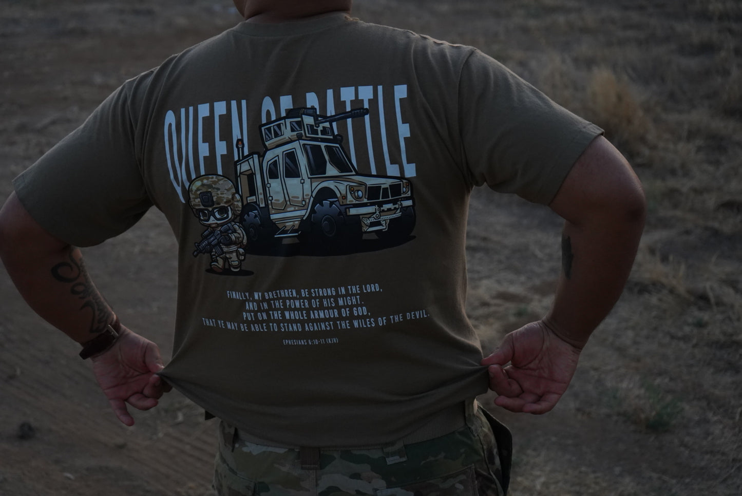 THE LXST - QUEEN OF BATTLE OCP Tee